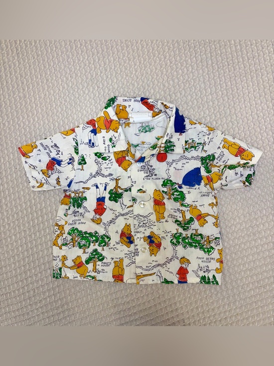 Walt Disney Other - 1970s Vintage Disney, Winnie the Pooh Collection, toddler button down shirt